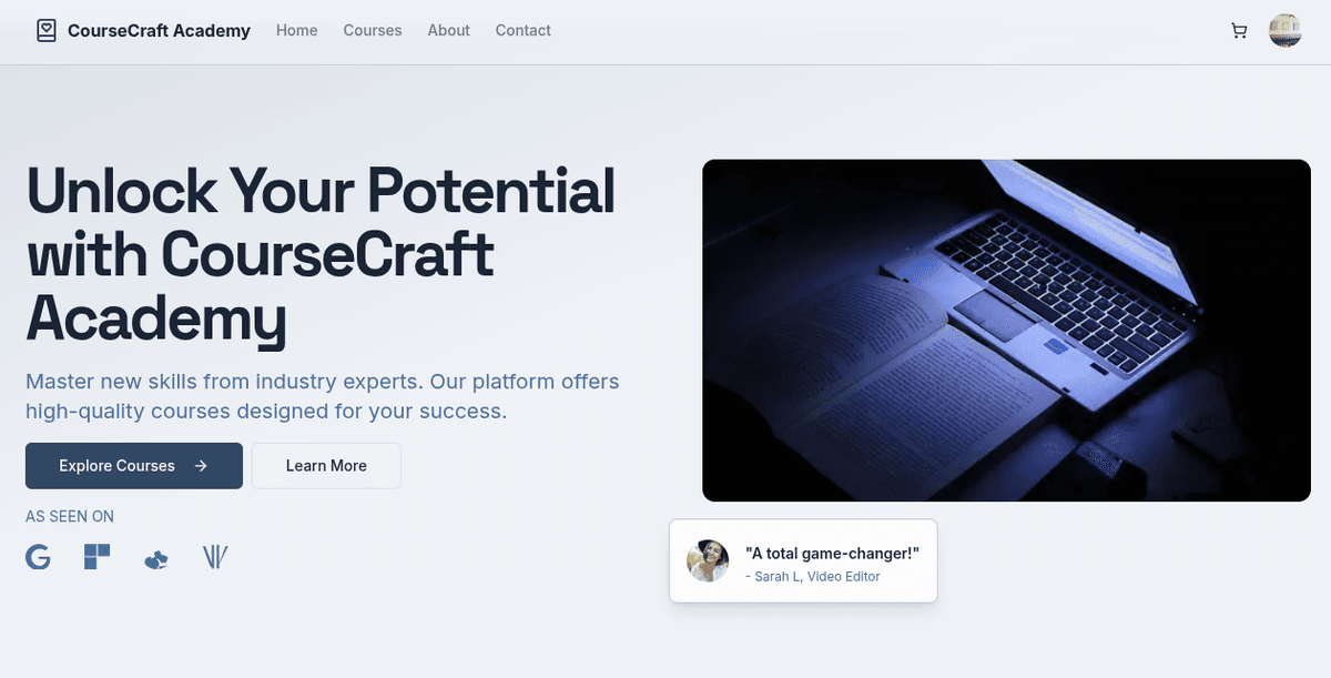 A scalable, multilingual e-learning commerce platform for creators.